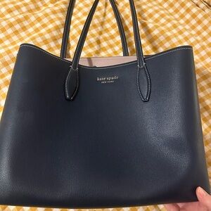 Navy Kate Spade tote